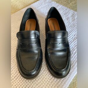 Lucky Brand black loafers - leather size 8.5